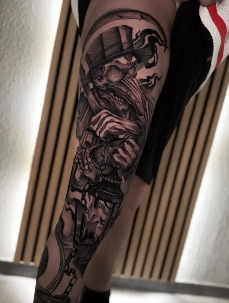 Concept Tattoo Reisen um die Welt